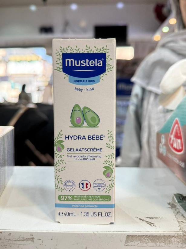 کرم هیدرا ب ب صورت موستلا Mustela حجم 40 میلی لیتر