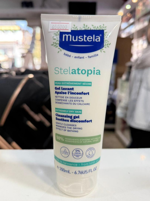 ژل شستشوی سر و بدن استلاتوپیا موستلا 200 میل mustela