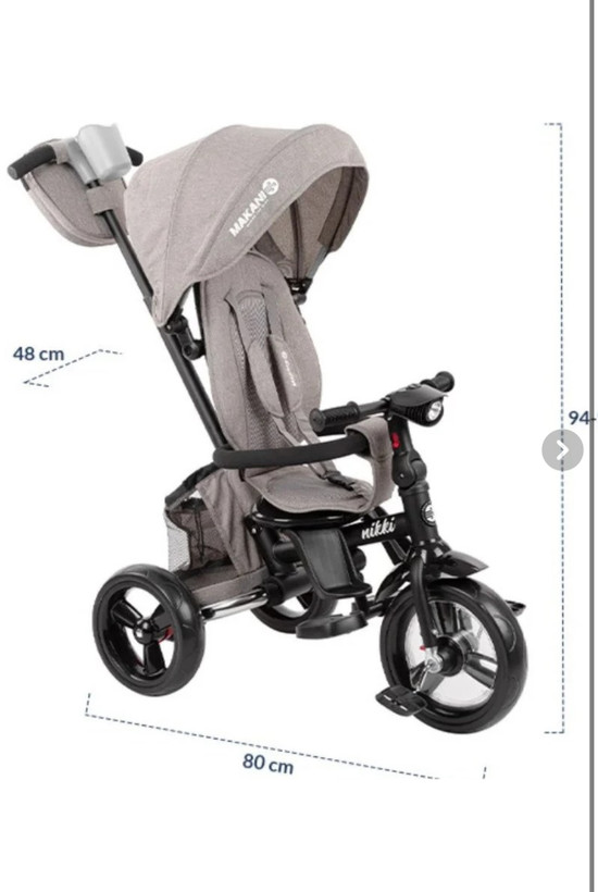 سه چرخه تاشو Makani (کیکابو) مدل Nikki