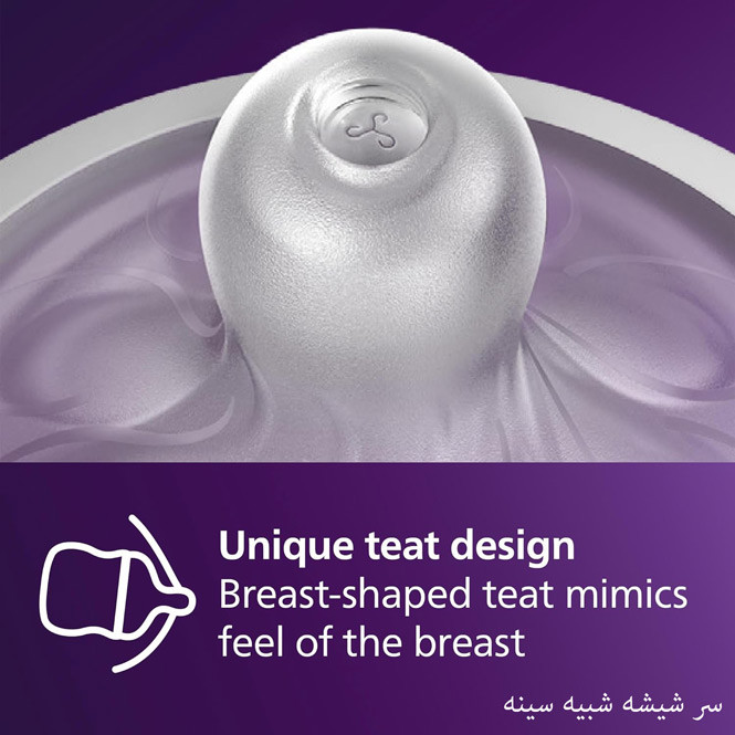 سرشیشه نچرال جریان 4 فیلیپس اونت PHILIPS AVENT سری Response – بسته ۲ عددی
