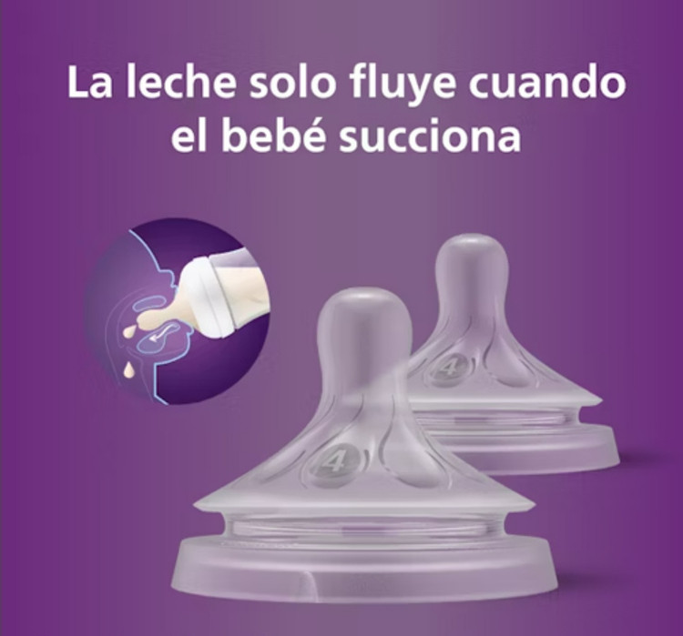 سرشیشه نچرال جریان 4 فیلیپس اونت PHILIPS AVENT سری Response – بسته ۲ عددی