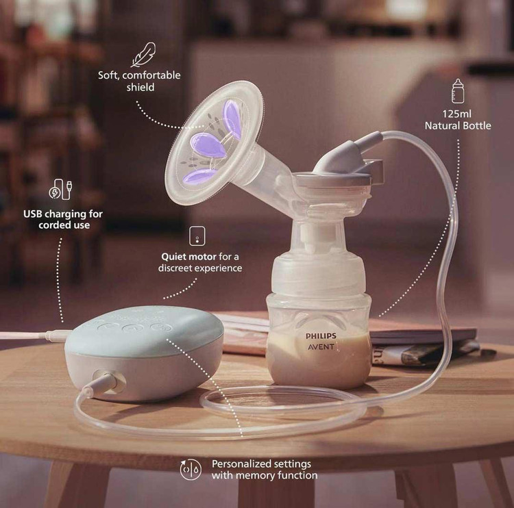 شیردوش برقی اونت مدل Philips Avent Express effortlessly